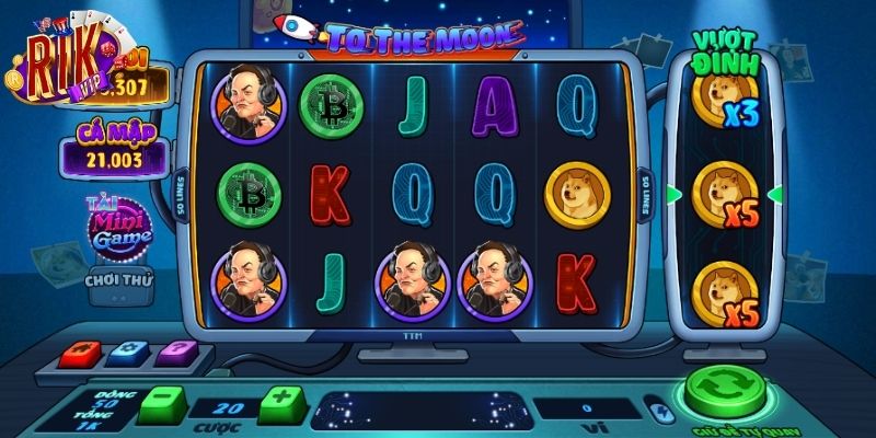 Người chơi cân nhắc mức cược trước khi thực hiện vòng quay