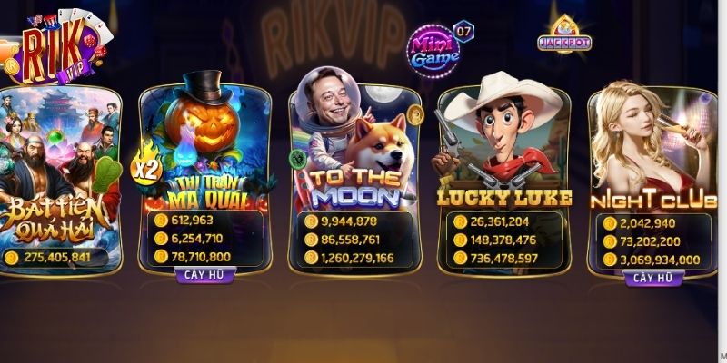 To The Moon Rikvip – Trò chơi nổ hũ trực tuyến hấp dẫn